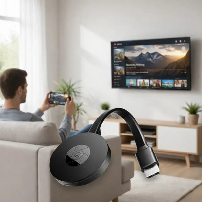 Wireless 1080p Mirror Adapter – Instantly View Content on the Big Screen