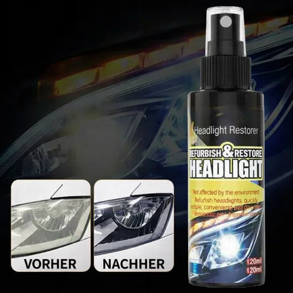 Headlight Restoration Spray – The Solution for Dull, Yellowed, or Cloudy Car Headlights