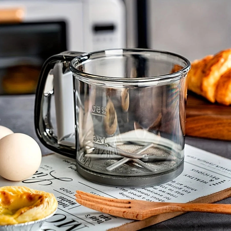 Flour Sifter with Squeeze Handle – 250 ml Baking Sifter