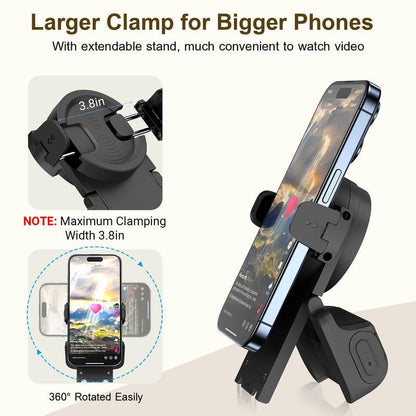Smartphone Grip with Bluetooth Remote Shutter – Shake-Free Shots