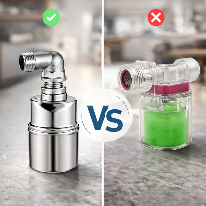 Automatic Float Valve – Stainless Steel, No Electricity Required