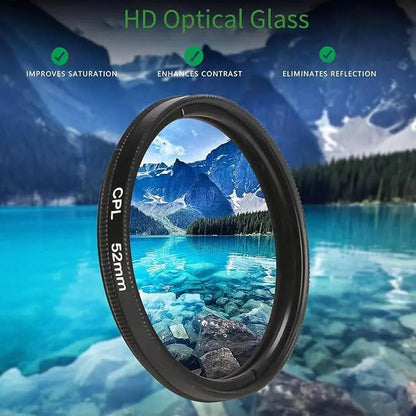 52mm CPL Filter for Smartphones – Less Glare & Richer Colors