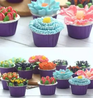 Flower Spritz Nozzle Set – Effortless Cake Decoration