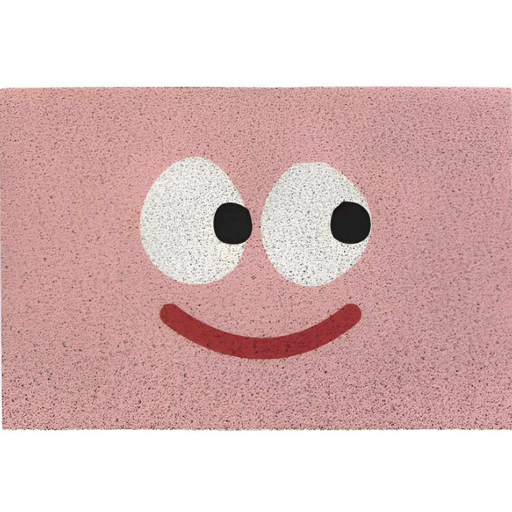 Smiley Doormat – Non-Slip PVC with Quick-Drying Surface