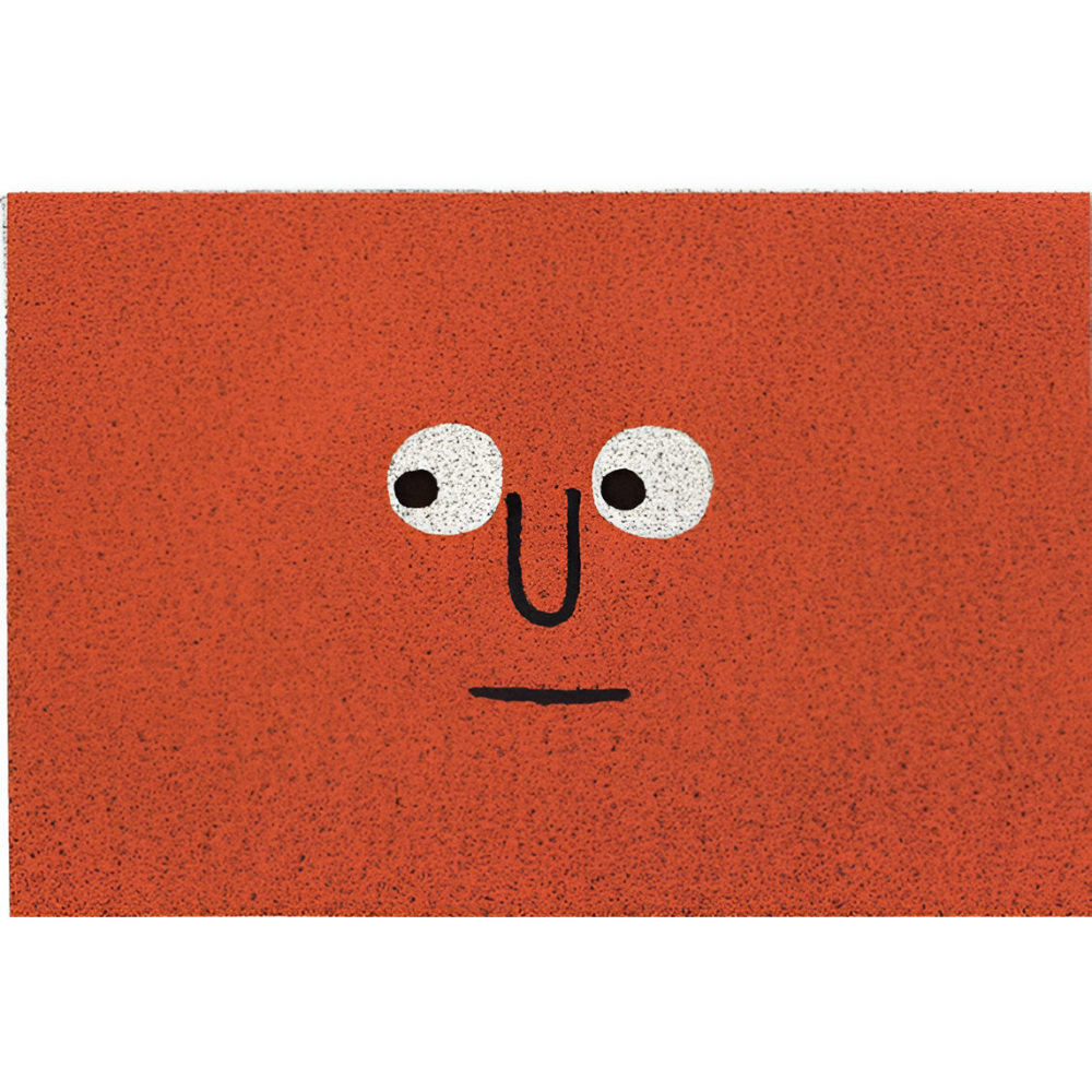 Smiley Doormat – Non-Slip PVC with Quick-Drying Surface