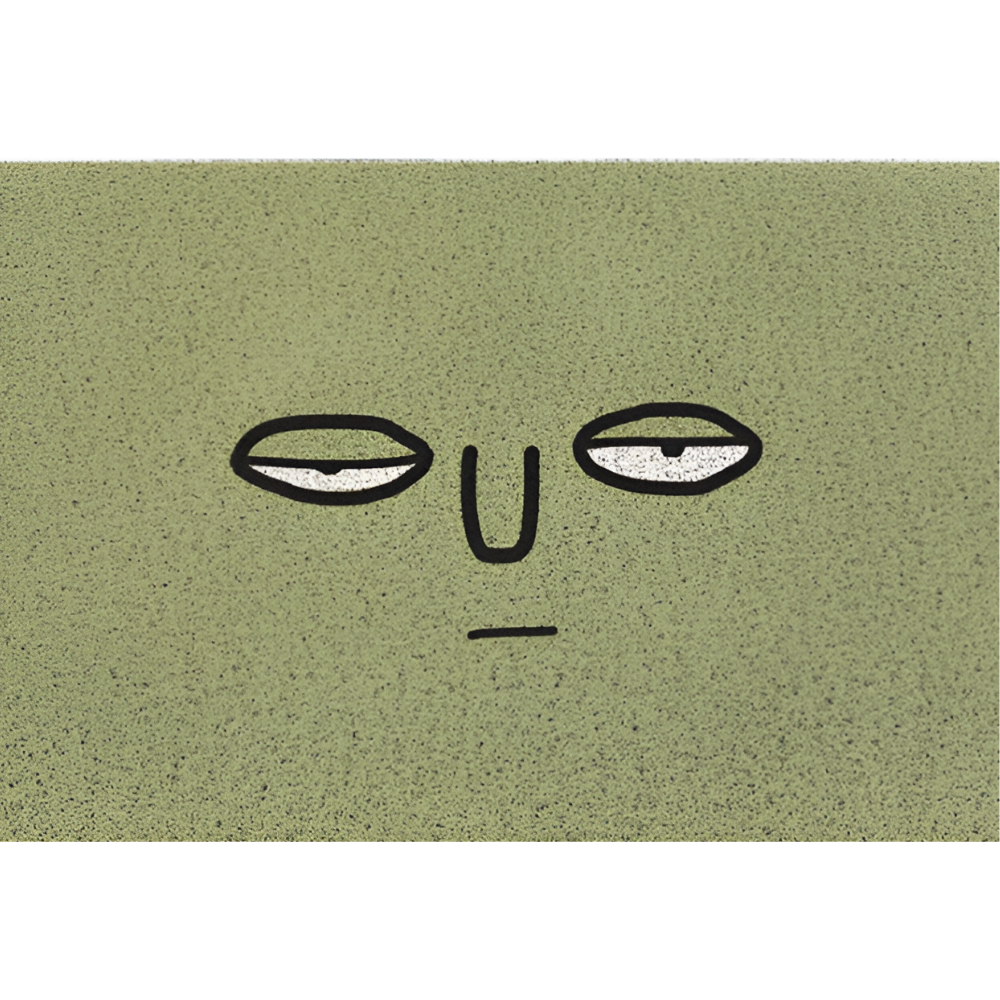 Smiley Doormat – Non-Slip PVC with Quick-Drying Surface
