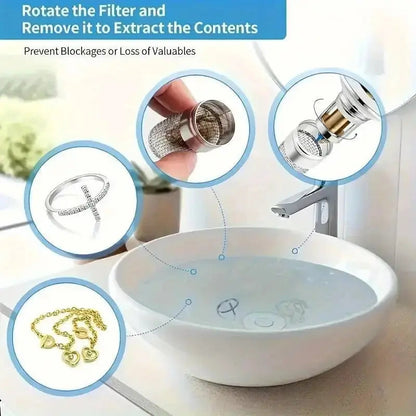 Stainless Steel Drain Strainer — The Solution to Hair Clogs in the Sink