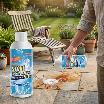 Stone Cleaner 2 × 100 ml – Removes Rust, Oxidation, and Stains from Natural Stone