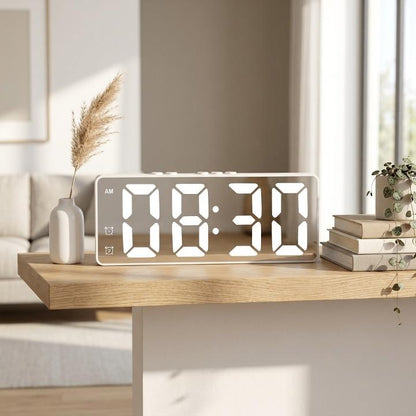 Digital Alarm Clock with 2K HD Security Camera