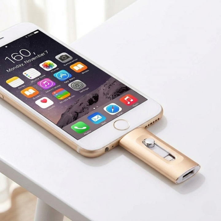 3-in-1 USB Flash Drive — More Storage for iPhone, Android & PC