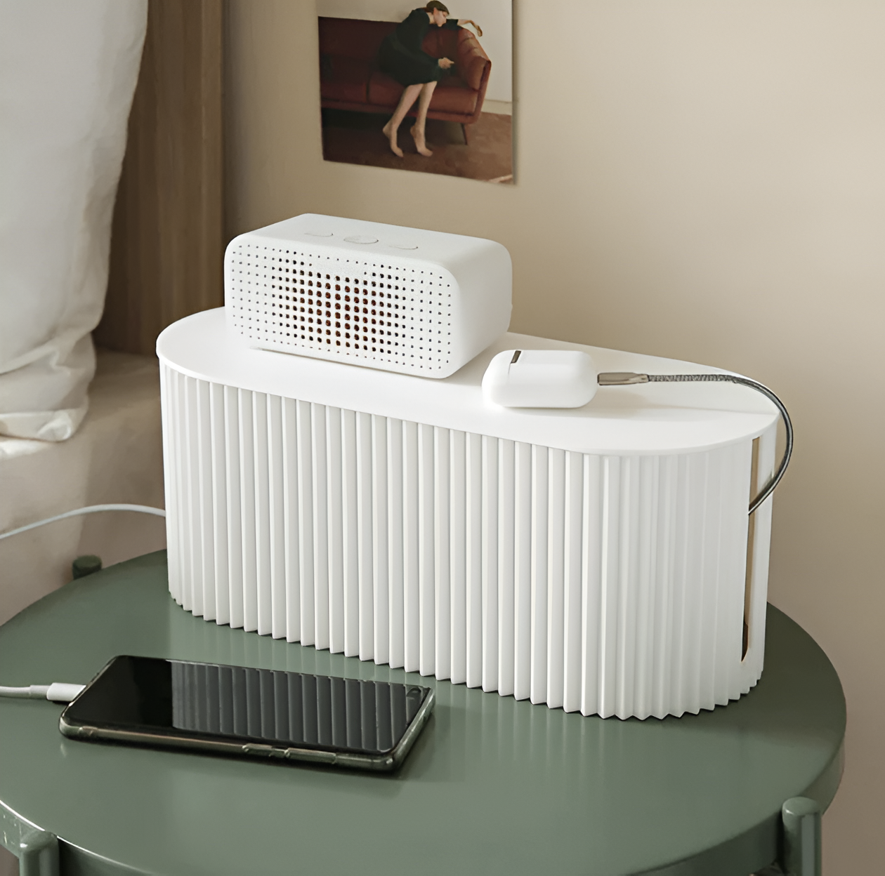 Cable Box with Lid – A Neat Charging Station for Your Home