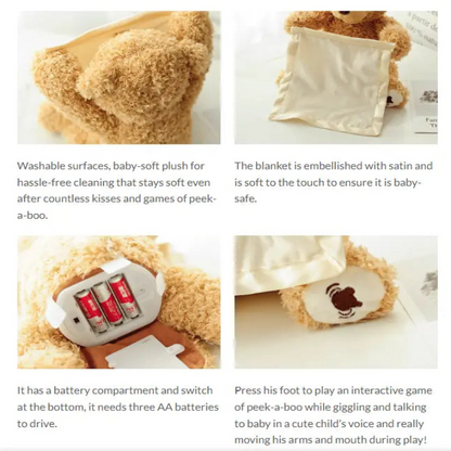 BuddyBear – The Peek-a-Boo Teddy Bear That Makes Your Baby Laugh Every Time