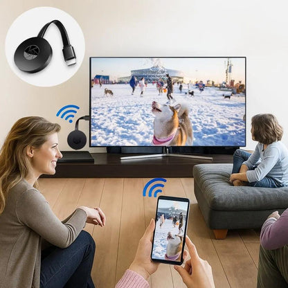 Wireless 1080p Mirror Adapter – Instantly View Content on the Big Screen