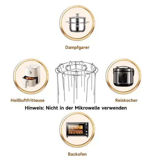 Kebab Grill for Air Fryers – Even Cooking & BBQ Delights