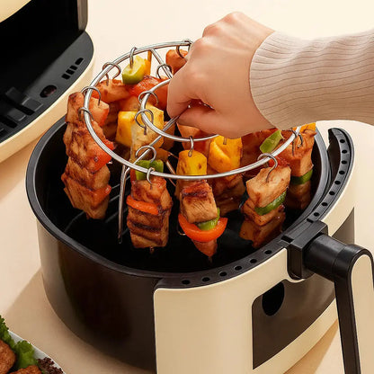 Kebab Grill for Air Fryers – Even Cooking & BBQ Delights