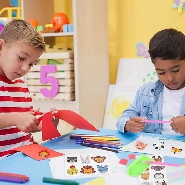 Kid-Friendly Diamond Sticker Set – With Non-Toxic Rhinestones
