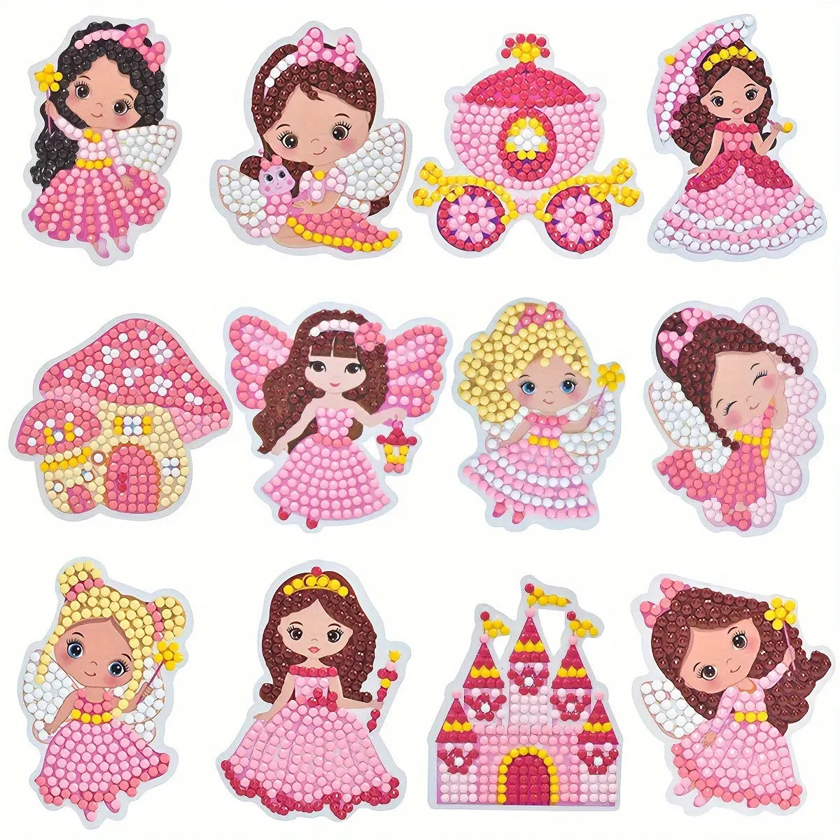 Kid-Friendly Diamond Sticker Set – With Non-Toxic Rhinestones