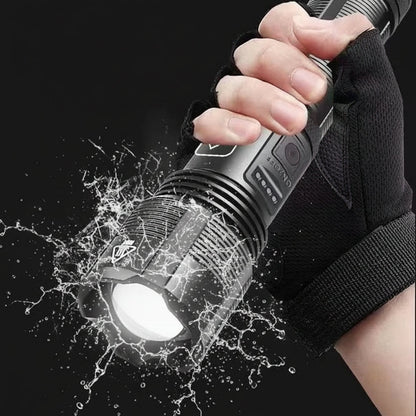 Flashlight Rechargeable LED Tactical Aluminum Zoom Torch