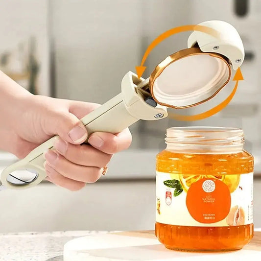 Multifunctional Magnetic Can Opener – Safe and Effortless Opening