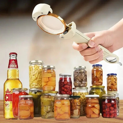 Multifunctional Magnetic Can Opener – Safe and Effortless Opening