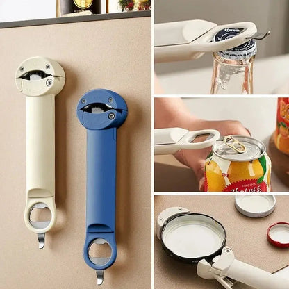 Multifunctional Magnetic Can Opener – Safe and Effortless Opening