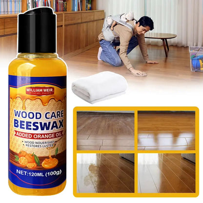 Natural Beeswax for Wood Care (Set of 2)