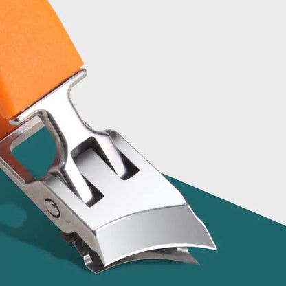 Nail Clippers with a Wide Handle & Splash Guard – For Thick Nails, No Hassle
