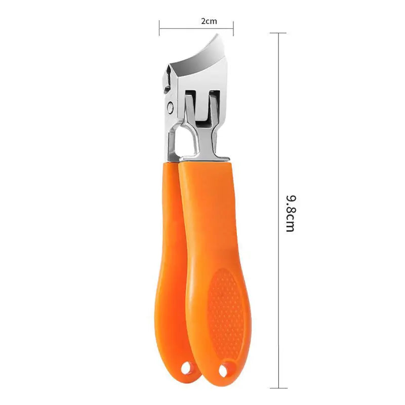 Nail Clippers with a Wide Handle & Splash Guard – For Thick Nails, No Hassle