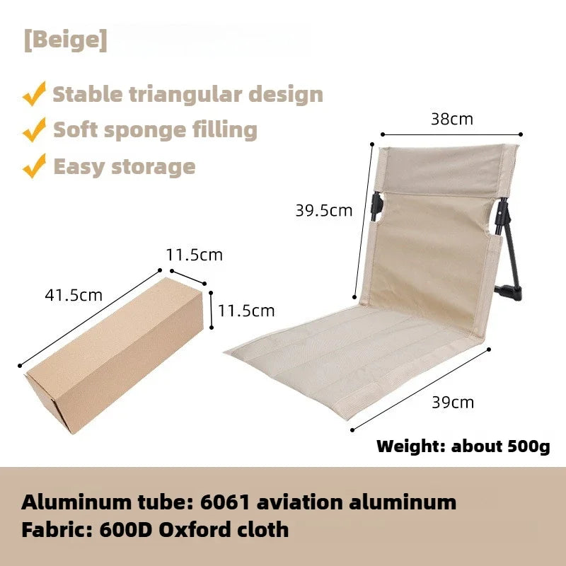 Ultra-Lightweight Folding Camping Chair with Padding
