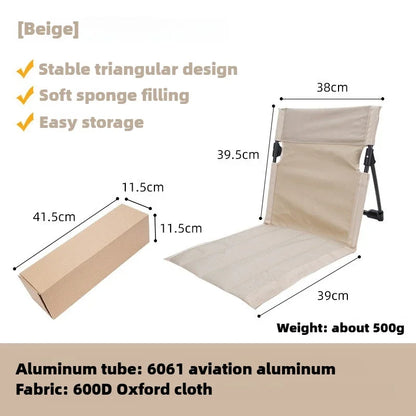 Ultra-Lightweight Folding Camping Chair with Padding