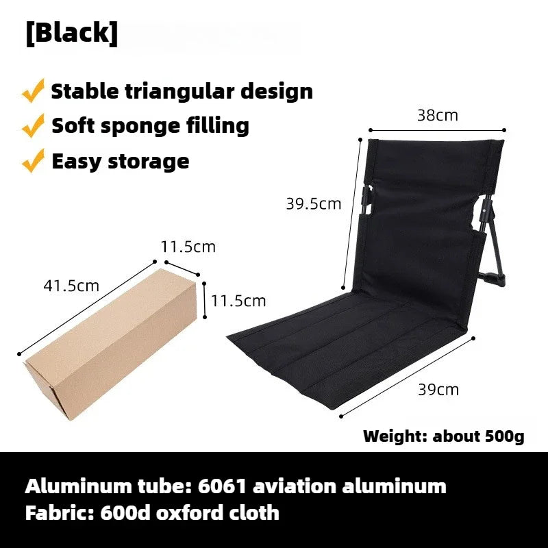 Ultra-Lightweight Folding Camping Chair with Padding