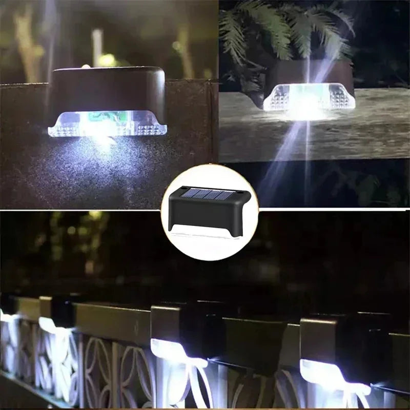 Solar Step Light, Set of 8 – Stay Safe on the Go, Beautifully Lit