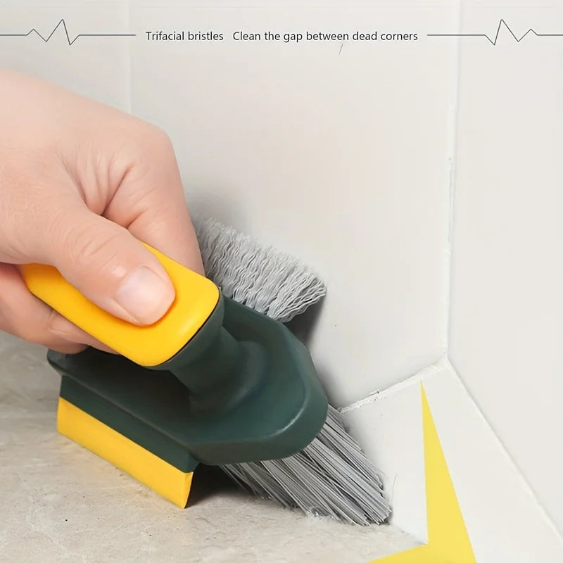 Grout Cleaning Brush Set of 2 – 4-in-1 for Tiles, Grout & Glass