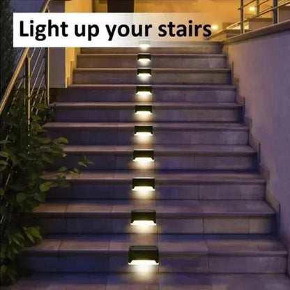 Solar Step Light, Set of 8 – Stay Safe on the Go, Beautifully Lit