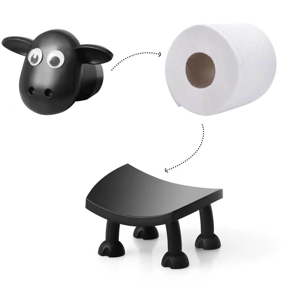 Sheep-Shaped Toilet Paper Holder – Practical & Charming for the Bathroom