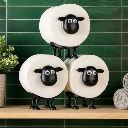 Sheep-Shaped Toilet Paper Holder – Practical & Charming for the Bathroom