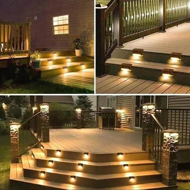 Solar Step Light, Set of 8 – Stay Safe on the Go, Beautifully Lit