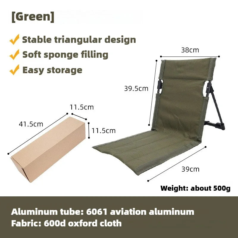 Ultra-Lightweight Folding Camping Chair with Padding