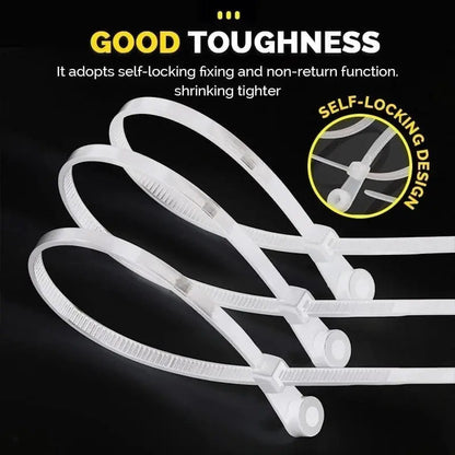 Self-Locking Cable Ties with a Screw Hole – Tensile Strength up to 22 kg