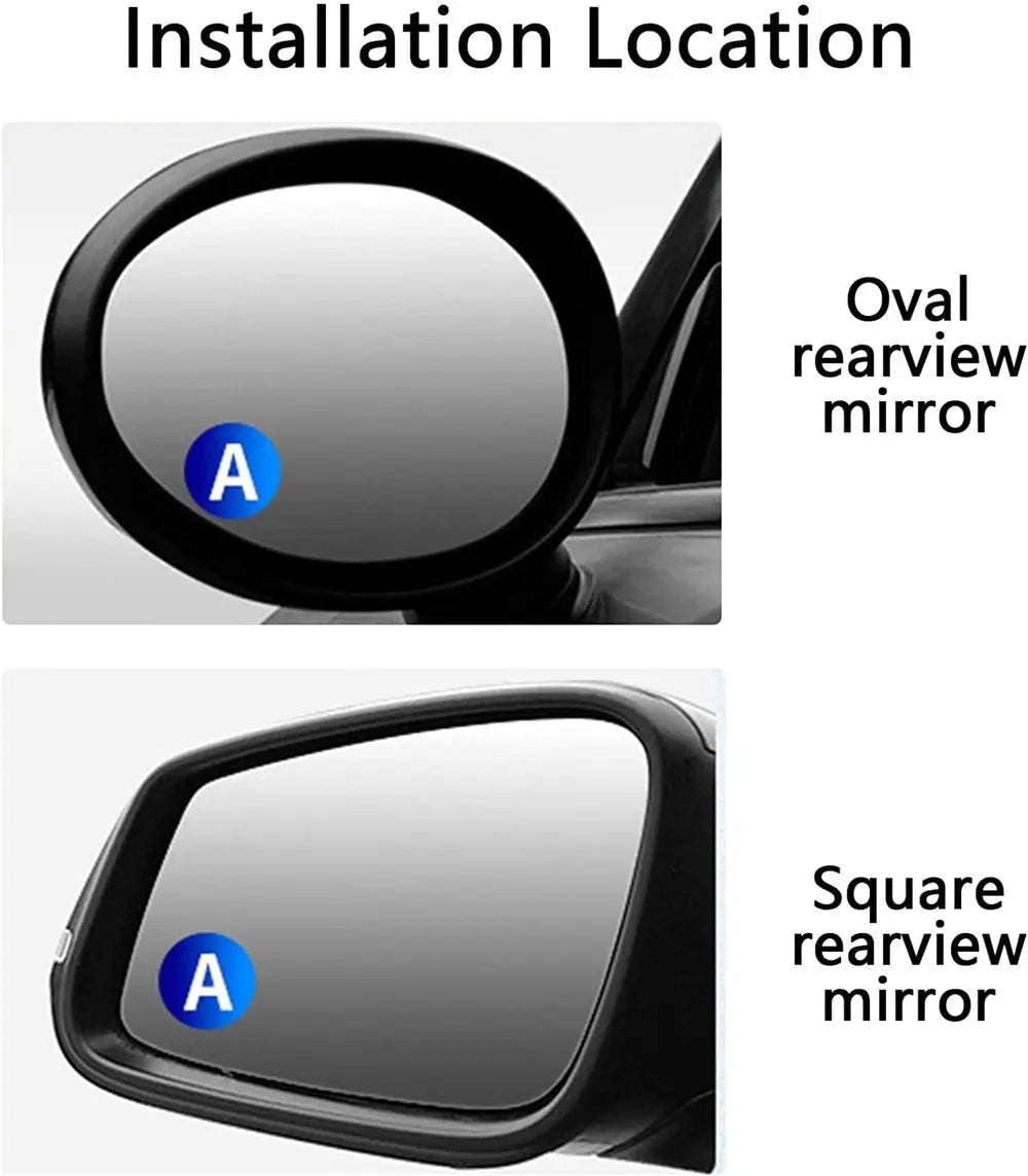 Adjustable Blind-Spot Mirror for a Clear View