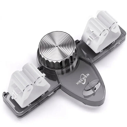 Space-saving holder for brooms and tools – Quick to install, no drilling required