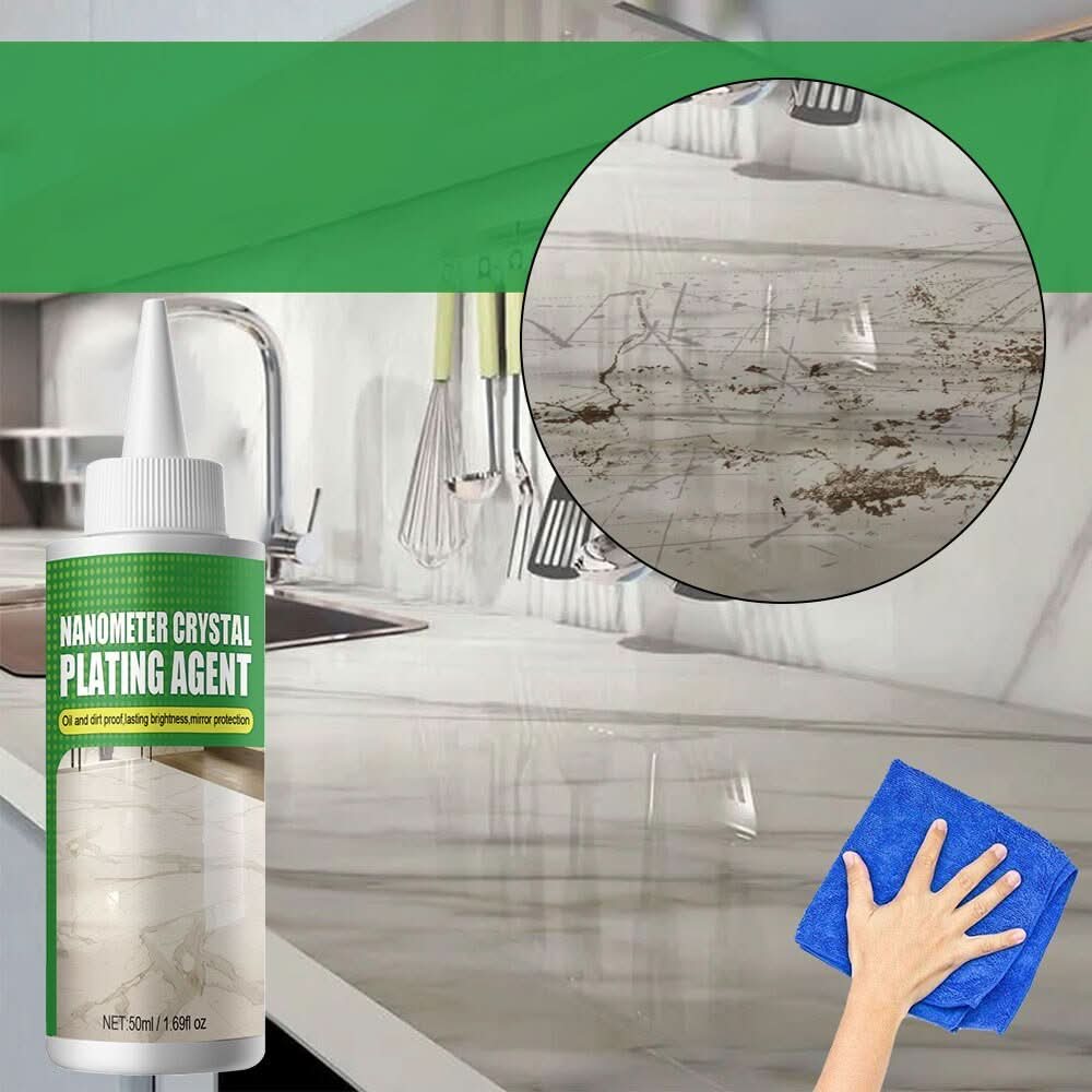 Stone Surface Sealer, 2-Pack – High-Gloss Finish for Marble, Granite, and More