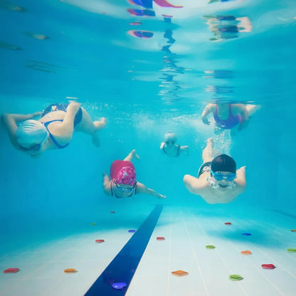 Underwater Pool Treasure Hunt Game with Waterproof Gems and Maps