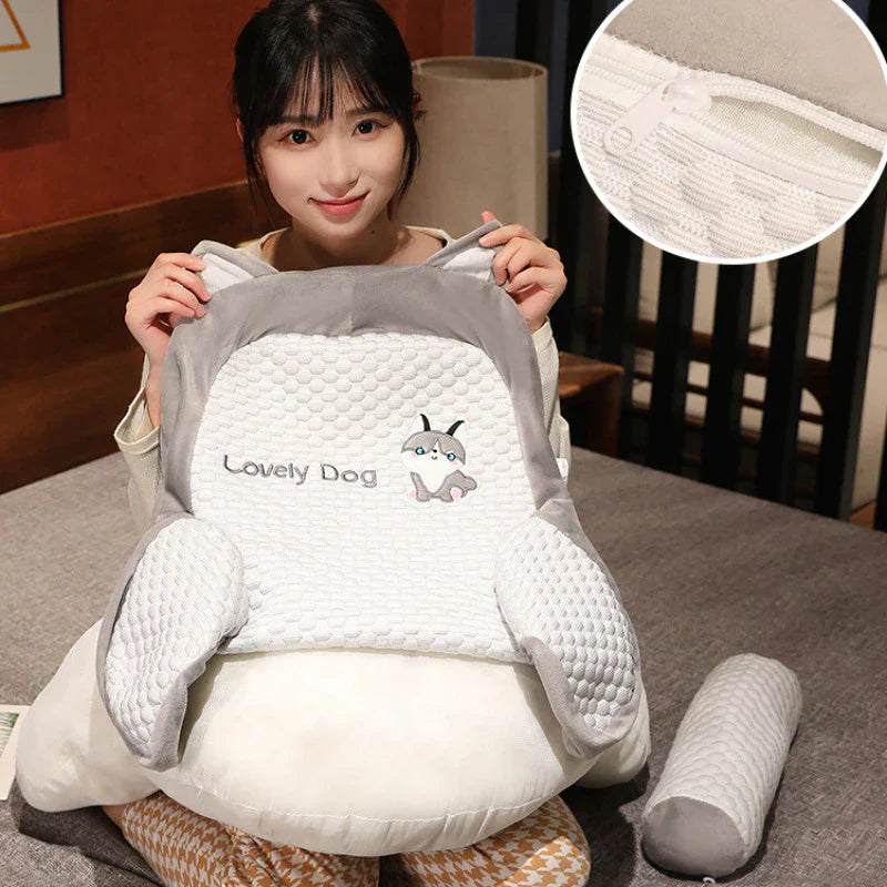Ergonomic Triangle Pillow – Perfect Support & Comfort for Your Back, Neck, and Legs!