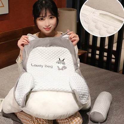 Ergonomic Triangle Pillow – Perfect Support & Comfort for Your Back, Neck, and Legs!