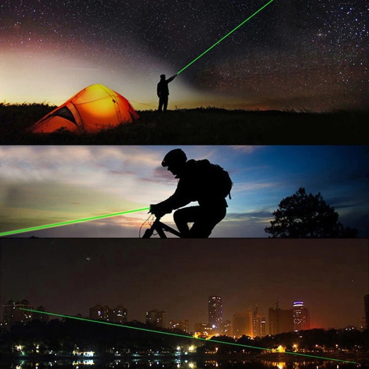 Laser Pointers with Adjustable Power – Red, Green, or Purple