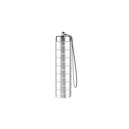 7-Day Waterproof Aluminum Pill Dispenser