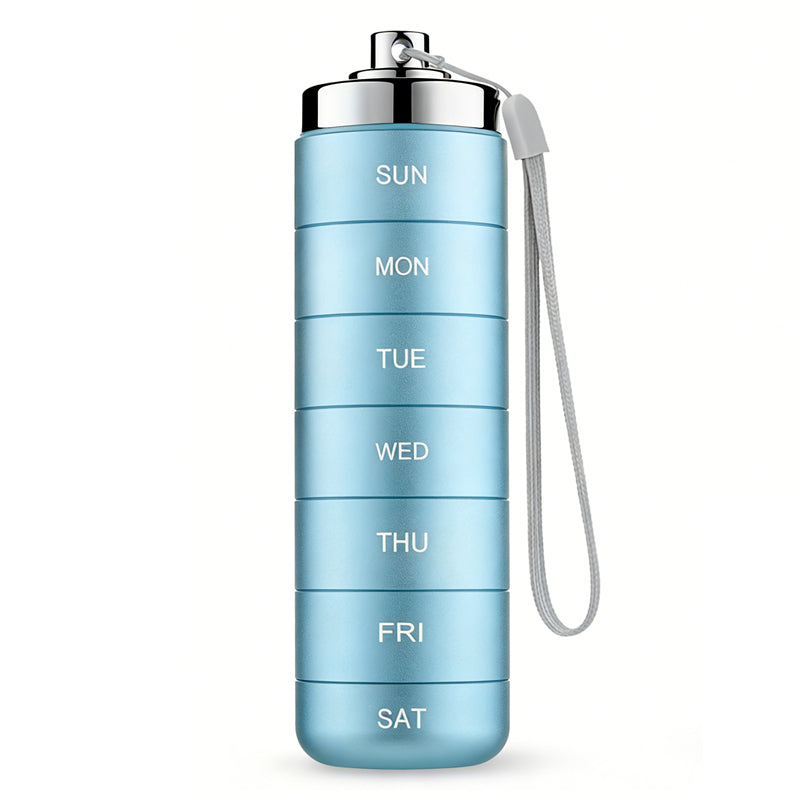 7-Day Waterproof Aluminum Pill Dispenser