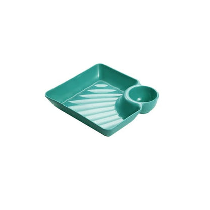 Dip Plate with Built-In Sauce Compartment – No More Mess